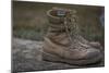 A Pair of Combat Boots Belonging to a U.S. Marine Corps Sergeant-null-Mounted Photographic Print