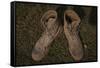 A Pair of Combat Boots Belonging to a U.S. Marine Corps Sergeant-null-Framed Stretched Canvas