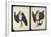 A Pair of Costume Designs for 'Juive' Depicting Female Dancers-Leon Bakst-Framed Giclee Print