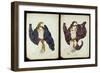 A Pair of Costume Designs for 'Juive' Depicting Female Dancers-Leon Bakst-Framed Giclee Print