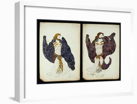 A Pair of Costume Designs for 'Juive' Depicting Female Dancers-Leon Bakst-Framed Giclee Print