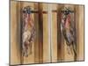 A Pair of Hanging Pheasants 1 & 2, 1985-Sandra Lawrence-Mounted Giclee Print