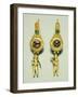 A Pair of Hellenistic Gold Earrings, Circa 2nd-1st Century B.C.-null-Framed Giclee Print