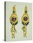 A Pair of Hellenistic Gold Earrings, Circa 2nd-1st Century B.C.-null-Stretched Canvas