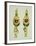 A Pair of Hellenistic Gold Earrings, Circa 2nd-1st Century B.C.-null-Framed Giclee Print