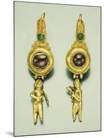 A Pair of Hellenistic Gold Earrings, Circa 2nd-1st Century B.C.-null-Mounted Giclee Print