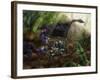 A Pair of Heyuannia Huangi Attending their Nest-Stocktrek Images-Framed Art Print