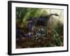 A Pair of Heyuannia Huangi Attending their Nest-Stocktrek Images-Framed Art Print