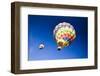 A Pair of Hot Balloons in the Air.-Jose AS Reyes-Framed Photographic Print