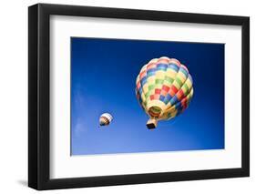 A Pair of Hot Balloons in the Air.-Jose AS Reyes-Framed Photographic Print