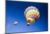 A Pair of Hot Balloons in the Air.-Jose AS Reyes-Mounted Photographic Print