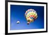 A Pair of Hot Balloons in the Air.-Jose AS Reyes-Framed Photographic Print