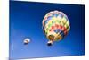 A Pair of Hot Balloons in the Air.-Jose AS Reyes-Mounted Photographic Print