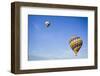 A Pair of Hot Balloons in the Air.-Jose AS Reyes-Framed Photographic Print