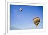 A Pair of Hot Balloons in the Air.-Jose AS Reyes-Framed Photographic Print