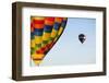 A Pair of Hot Balloons in the Air.-Jose AS Reyes-Framed Photographic Print