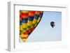 A Pair of Hot Balloons in the Air.-Jose AS Reyes-Framed Photographic Print