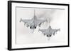 A Pair of Hungarian Air Force Jas-39 Gripen over Lithuania-Stocktrek Images-Framed Photographic Print