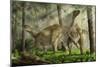 A Pair of Iguanodon Bernissartensis Grazing-Stocktrek Images-Mounted Art Print