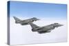 A Pair of Italian Air Force F-2000A Typhoon Aircraft-Stocktrek Images-Stretched Canvas