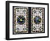 A Pair of Leaded Glass Windows, C.1890-null-Framed Giclee Print