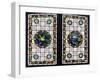 A Pair of Leaded Glass Windows, C.1890-null-Framed Giclee Print