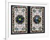 A Pair of Leaded Glass Windows, C.1890-null-Framed Giclee Print