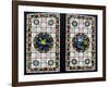 A Pair of Leaded Glass Windows, C.1890-null-Framed Giclee Print