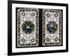 A Pair of Leaded Glass Windows, C.1890-null-Framed Giclee Print