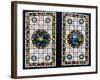 A Pair of Leaded Glass Windows, C.1890-null-Framed Giclee Print