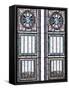 A Pair of Leaded Glass Windows-John La Farge-Framed Stretched Canvas