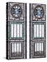 A Pair of Leaded Glass Windows-John La Farge-Stretched Canvas