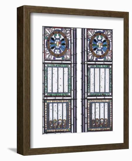 A Pair of Leaded Glass Windows-John La Farge-Framed Giclee Print