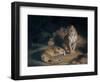 A Pair of Leopards, 1845-William Huggins-Framed Giclee Print