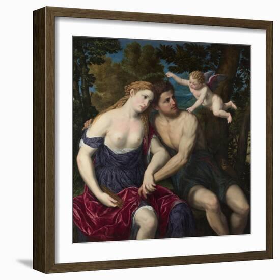 A Pair of Lovers, 1556-1559-Paris Bordone-Framed Giclee Print