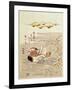 A Pair of Mandarin Ducks-Isoda Koryusai-Framed Giclee Print