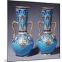 A Pair of Minton Twin-Handled Cloisonne Vases, Circa 1871-Alvar Aalto-Mounted Giclee Print