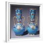 A Pair of Minton Twin-Handled Cloisonne Vases, Circa 1871-Alvar Aalto-Framed Giclee Print