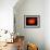 A Pair of Neutron Stars Colliding, Merging, and Forming a Black Hole-null-Framed Art Print displayed on a wall