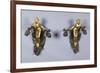 A Pair of Parcel Gilt Bronze Wall Sconces, Circa 1900-Franz Arthur Bischoff-Framed Giclee Print