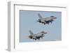 A Pair of Polish Air Force F-16 Block 52+ Taking Off-Stocktrek Images-Framed Photographic Print