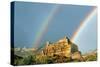 A Pair of Rainbows in Range Creek, Utah after a Thunderstorm., 2005 (Photo)-Ira Block-Stretched Canvas