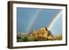 A Pair of Rainbows in Range Creek, Utah after a Thunderstorm., 2005 (Photo)-Ira Block-Framed Giclee Print