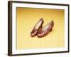 A Pair of Ruby Slippers Worn by Judy Garland in the 1939 MGM film "The Wizard of Oz"-null-Framed Giclee Print