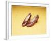 A Pair of Ruby Slippers Worn by Judy Garland in the 1939 MGM film "The Wizard of Oz"-null-Framed Premium Giclee Print