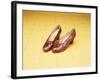 A Pair of Ruby Slippers Worn by Judy Garland in the 1939 MGM film "The Wizard of Oz"-null-Framed Premium Giclee Print