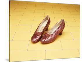 A Pair of Ruby Slippers Worn by Judy Garland in the 1939 MGM film "The Wizard of Oz"-null-Stretched Canvas