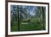 A Pair of Sabre-Tooth Tigers Encountering Ufo'S-null-Framed Art Print