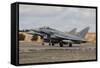 A Pair of Spanish Air Force Typhoon Jets Taking Off-Stocktrek Images-Framed Stretched Canvas