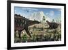 A Pair of Stegosaurid Miragaia Dinosaurs-null-Framed Art Print